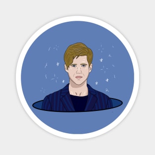 Aaron Tveit Cartoon Magnet